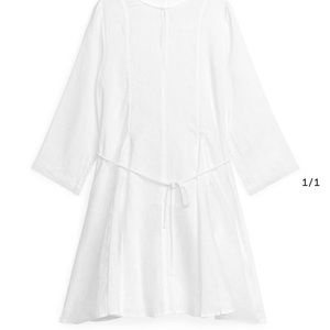 Arket 100% Linen Flare dress size 44